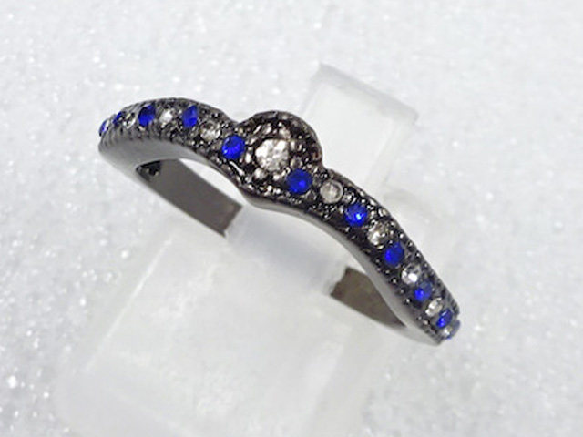 COLORED STONE FASHION RING / JP SIZE 12.5